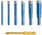 Brocas Porcelanico Juegos 5/6/8/10/12/14mm, Broca Azulejo 6mm Baldosas, Diamante Azulejos Punta, para Cerámica, Granito, Vidrio, Porcelana, Azulejos, Gres fino