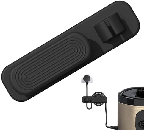 Organizer per cavi, per la gestione dei cavi da scrivania, clip in silicone, avvolgicavo per elettrodomestici da cucina