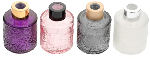 Botellas de Vidrio para Aromaterapia 4 Piezas, Vacías