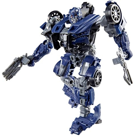 Transformers Studio Series The Last Knight Barricade, omvandlingsbar Deluxe Class-actionfigur på 11 cm, robotleksaker för barn från 8 år
