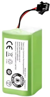 Batería De 14,4 V 2600 MAh, Compatible con Conga, 990, 1090, 1790, 1990, N79S, N79, DN622, 11, Compatible con Tesvor, X500(2600mAh)