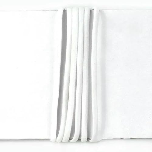 Banda elástica de nailon de 5 mm para colgar en las orejas, cuerda elástica de goma, cordón con núcleo de aceite, cordón elástico para costura y manualidades, color flotante, 5 mm, 5 metros