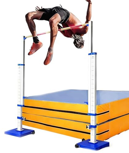 Standard per il salto in alto con montanti regolabili per atletica leggera su pista e campo e gare sportive scolastiche