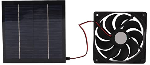 Solar-Lüfter, 10 W Solarbetriebener Abluftventilator, Mini-Ventilator, Wasserdicht für Wohnmobile, Yachten, Gew?chsh?user, Haustierh?user, Hühnerst?lle