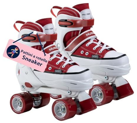HUDORA Skoterskridskor, sneakers, bärnsten, storlek 32–35