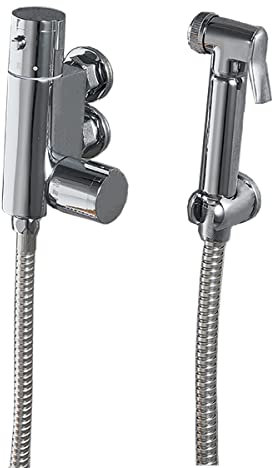 Thermostate Bidet Reinigung Set, Handbrause für Toilette und Bad, Sprühaufsatz mit Schlauch für Armaturen, WC, Babytuch Windel, Weibliche Wäsche