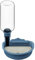 POHOVE Automatic Pet Water Dispenser, Anti-Overflow Water Feeder for Crate, 0.48L Cage Water Bottles for Rabbits, Dogs, Ferrets, Cats and Other Small Animals, Transparent Tank(blue)