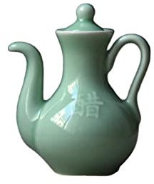Distributeur d'huile et de vinaigre Bouteille d'huile en céramique vinaigre/distributeur de sauce de soja, petite bouteille de distributeur d'huile d'olive vintage étanche Décor de cuisine de ferme