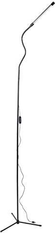 Garosa 100 Bis 240 V 10 W Stehleuchte aus Aluminiumlegierung, 135 ° Gebogen, Kreative LED-Stehleuchte, Modernes Timing, Augenschutz, Dimmbar, Arbeitszimmer, Klavierleuchte (EU-Stecker)