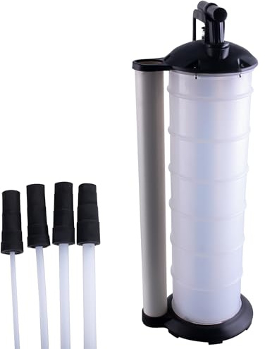Ölabsaugpumpe 7L Absaugpumpe Handpumpe mit 4 Schläuchen 4 6 8 10mm Absaugpumpe Öl Bremsenentlüftungsgerät Flüssigkeitsabsaugpumpe für Fahrzeugölwechsel Motorölwechsel