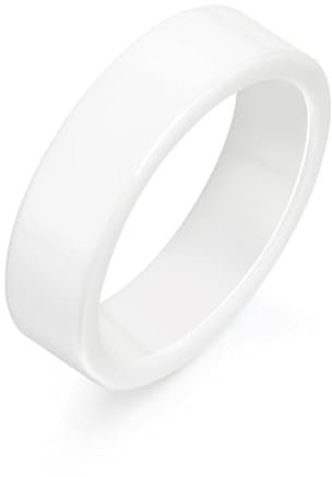 CUID Anello intelligente per scheda Mifare 1K S50 e FM1108 riscrivibile riscrivibile 13,56 mHz anello in ceramica (bianco, US # 7)