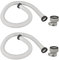 Btstil Lot de 2 tuyaux de piscine 38 mm, pour piscines hors-sol, pompe de piscine avec 2 adaptateurs de tuyau de type B, accessoires pour pompe à filtre Intex, 150 cm