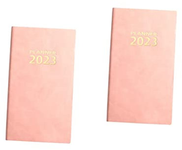 SEWACC 2 Stück 2023 Agendabuch 2023 Wochenplaner 2023 Notizbuch 2023 personal organizer student Arbeitsheft schülerkalender Englischer Planer 2023 kleiner planer notizblock Dowling-Papier