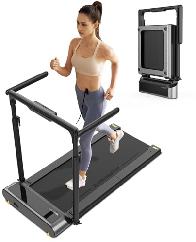 WalkingPad by Kingsmith R2, R3 Hybrid+ Walking-Pad Laufband für Zuhause Büro klappbar (je nach Modell: bis zu 120kg Tragkraft, 12km/h; alle Modelle: LED-Display, App, Keine Montage nötig)