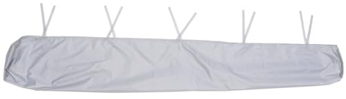 Happyyami Housse De pour Auvent Étanche Toile Oxford Couvercle Rétractable pour Patio Extérieur Gris Mètres Facile à Plier Nettoyer