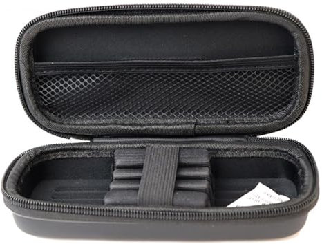Dart-Aufbewahrungskoffer – Reise-Dart-Organizer-Box | Kompakter Dart-Halter Mit Schaumstofffächern, Tragbarer Dart-Aufbewahrungskoffer Mit Reißverschluss, Dart-Zubehör-Organizer Für Flights, Spitzen,