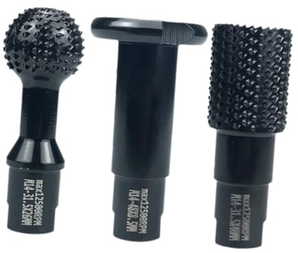 PRETYZOOM Set De Fresas Rotativas Para Tallar Madera, Herramienta Eléctrica Angular Para Corte y Ranurado, Cabezal Esférico Resistente a Altas Temperaturas, 3 Piezas Caja Para Carpintería