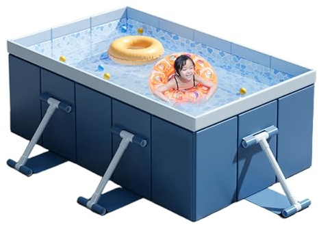 Piscine Non Gonflable Pliable, Piscine pour Chiens Pliable, Piscine en Coquille Dure pour Non gonflables | Jouets d'eau d'extérieur d'été pour Jardin, Patio, extérieur et Plage