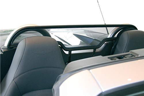 Aperta Filet Coupe-Vent Compatible avec Chrysler Crossfire Roadster Noir Filet Anti-remous 100% sur Mesure OEM Qualité Windschott fabriqué aux Pays-Bas
