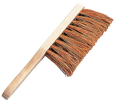 Karl Dahm Balayette en coco I Balayette en bois avec poils de coco I Balai à main durable et robuste sans pelle – 10331