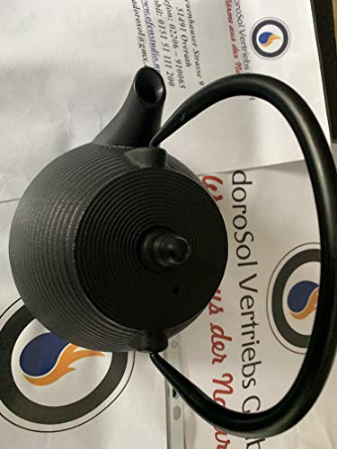 AdoroSol Vertriebs GmbH Verdampferkessel Vollguss Wasserkessel Raumluftbefeuchter Teekannendesign Wasserkessel mit Teesieb