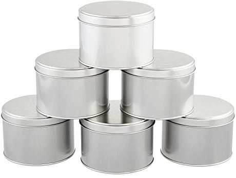 teeverliebt 6er Tee- & Gewürz-Dosen-Set silber