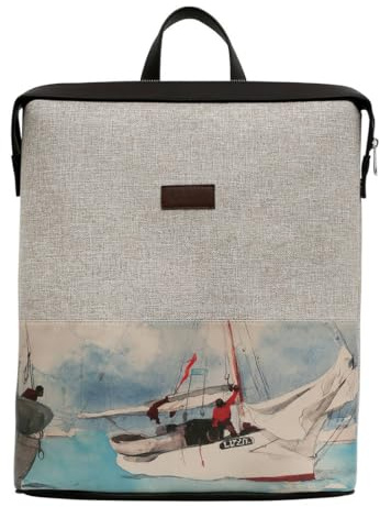 DOGO Unisex Slim Backpack, grau