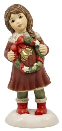 Goebel Figur EIN Kranz zum Advent - Winterwald Weihnachten