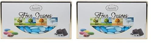 Buratti Confetti Dragées au Chocolat Mer 1 Kg (Lot de 2)