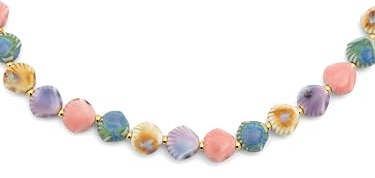 SINGULARU Collar Mujer Seaside Acero Baño Oro