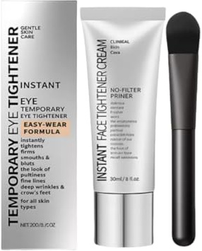 Instant Makeup Primer For Face No-Filter Primer Instant Skin Tightener, Perfection Eye Firmer Cream, Makeup Primer For Face, Face Primer, Reduces Fine Lines & Wrinkles (Natural Toned, 30ml)