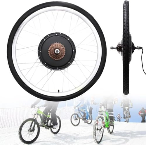 DHQCQL, kit di conversione per e-bike da 26, 36 V 800 W, kit di conversione per e-bike, kit motore per bicicletta per ruota posteriore, controller integrato, display LCD, sensore PAS (800 W)