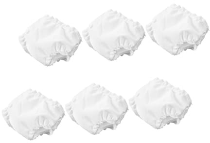SUPVOX Lot de 6 Culottes Blanches pour Poupée de 25 Cm sous-vêtements Flexibles et Lavables Accessoires pour Habiller Poupée D’Imitation pour Garçon et Filles Vêtements de Solide