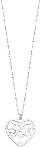 LOTUS SILVER Collar Mujer Plata de Ley 925 - Colgante de Árbol de la Vida - Acabado Refinado LP1769-1/1 - Collares Mujer Special Prices - Regalo de Cumpleaños, Aniversario, San Valentín, Madre y más