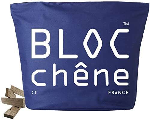 BLOC-chêne - Bolso Marino Azul - Juego de construcción de 400 tablillas para los amantes de la madera