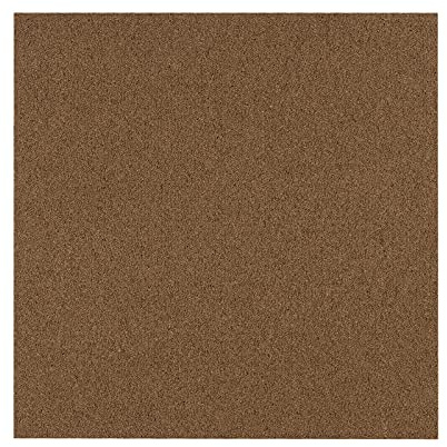 Nylon Teppichfliesen 50x50 cm - Edinburgh - selbstliegend & rutschhemmend - Fliesen Teppichboden Auslegware Fußbodenbelag - in vielen Farben erhältlich & kreativ kombinierbar (Braun EDG135F02)