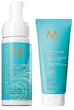 Moroccanoil Crema moldeadora de rizos & Espuma Control De Rizos, 150 ml