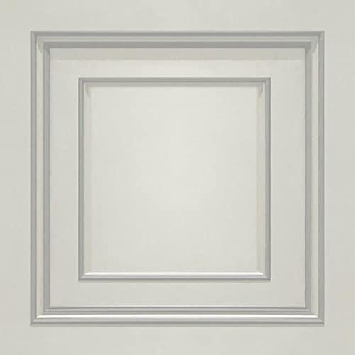 YöL Off White Amara Wood Panel Wallpaper Heavy Weight Vinyl A7388