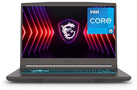 MSI Thin 15 B13VE-1697CA 15.6 144Hz Laptop per Giochi Intel® Core™ i5-13420H RTX 4050 16GB 512GB NVMe SSD Win11