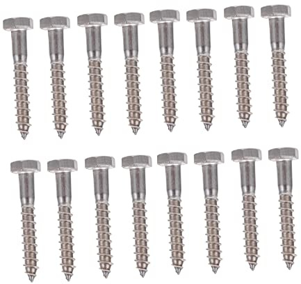 Healvian 25 Piezas Tornillos autorroscantes hexagonales tornillería inox tornillos acero inoxidable taza de leche para niños kit de limpieza de nevera pernos tornillo de cabeza hexagonal