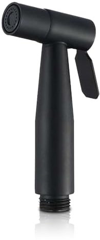 ELINKUME Douchette WC,Tête de Douchette Toilette WC en Acier Inoxydable Pulvérisateur de Bidet à Main pour Douche Salle de Bain Hygiène Nettoyage des Couches,Interface G1/2 Standard,Noir