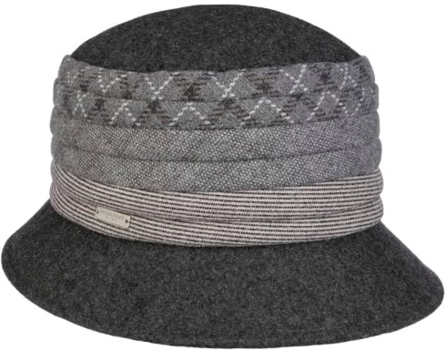 Seeberger Castela Damenhut Glockenhut Winterhut Damen - mit Futter Herbst Sommer Frühjahr Winter Frühling-Sommer Herbst-Winter