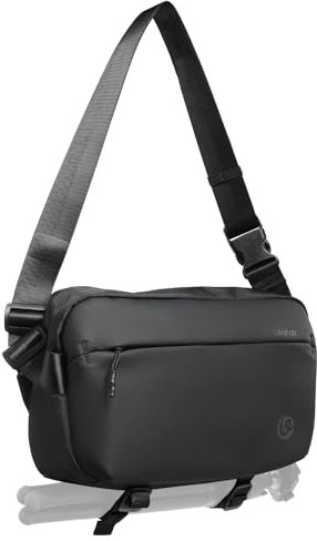 ULANZI Kamera-Schultertasche, wasserdichte Kameratasche mit Bottom Strap,10L DSLR/SLR/Spiegellose Kameratasche Crossbody Umhängetasche für Outdoor-Fotografie Reißverschlussfächer & Diebstahlschutz