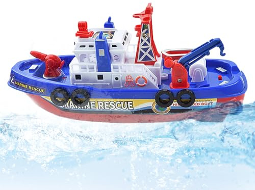 FeuerenbadiesGigen - Toddler Elektroboot Toys, Bañera Jugar con Música y Luz | Juguetes de Agua para Piscina con Función de Spray