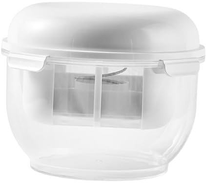 Gatuida Passoire à Yaourt Filtrante Ronde 1l En Plastique Blanc à Mailles Fines, Filtre à Lait Végétal Et Fromage, Pour Yaourtière Maison, Séparation Lactosérum