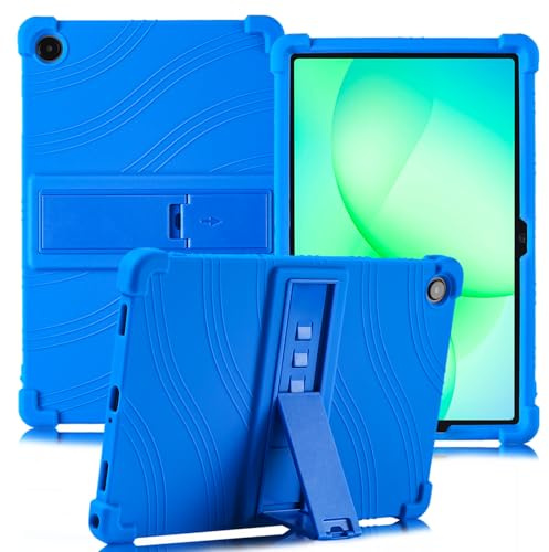 ATOOZ for Samsung Galaxy Tab A11 Plus/A9 Plus Case 11 Inch (SM-X236B/SM-X210/X216/X218),Soft Silicone Kids Case for Samsung A11+/A9+ Tablet 11 Inch 2025 2023 with Stands (Blue)