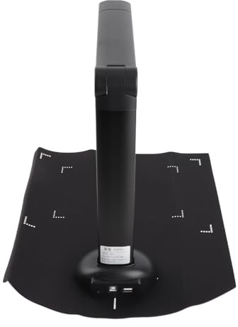 Jeffergarden Scanner de Documents Portable Intelligent, Scanner de Livres USB avec OCR, Appareil Photo 8 MP, Format A3, Idéal pour Numériser des Livres, des Factures, des Cartes d'identité et des
