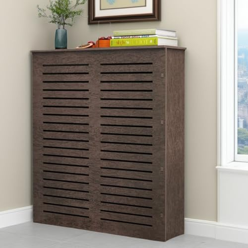 YXLLGS Cubre Radiador, Cubre Radiador Pequeño, Armario de Almacenamiento, Máscara de Tres Lados, for Baño, Sala de Estar, Dormitorio y Pasillo, for una Mejor Decoración.(60x60x15cm/23x23x6in)
