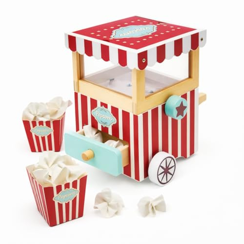 Chad Valley Wooden Popcorn Maker Role Play Toy Set