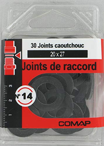 COMAP Lot de 30 joints caoutchouc d'étanchéité pour eau chaude et eau froid sanitaire - 20x27 - Joints pour raccord - S279143